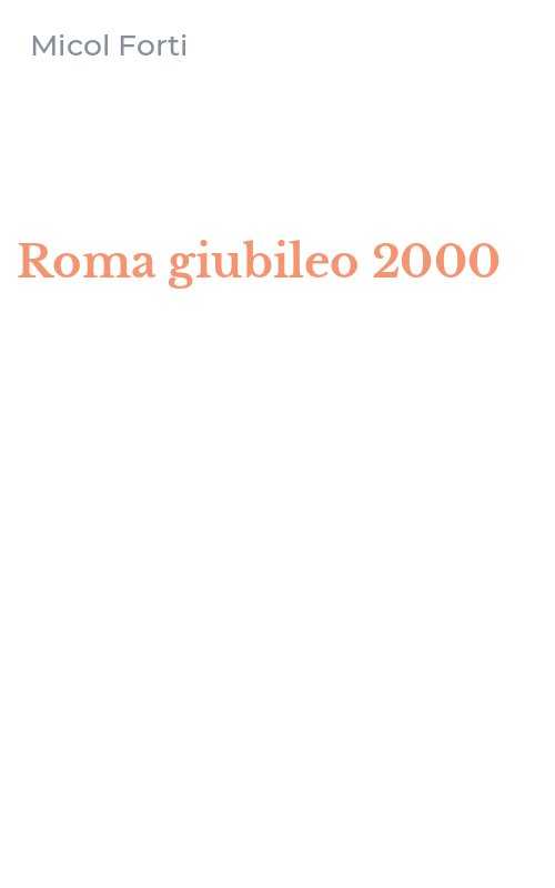 Roma giubileo 2000
