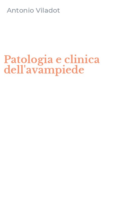 Patologia e clinica dell'avampiede