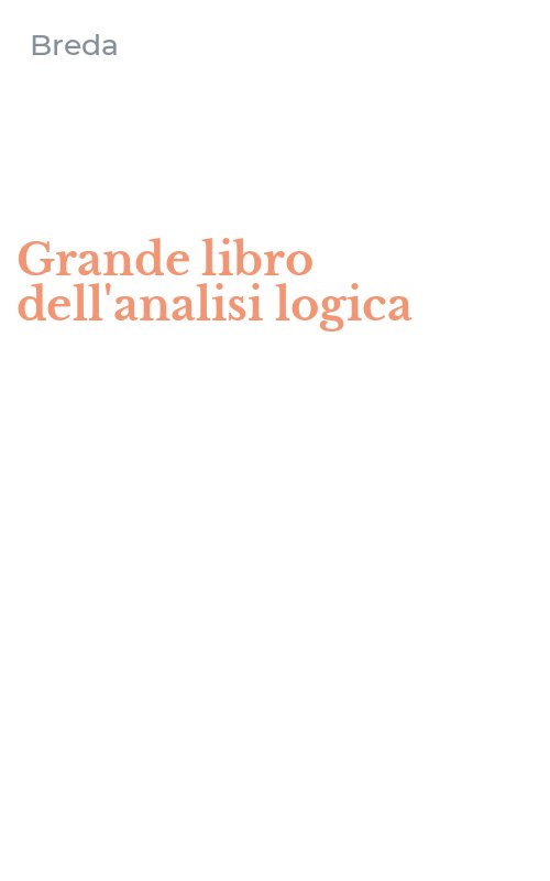 Grande libro dell'analisi logica