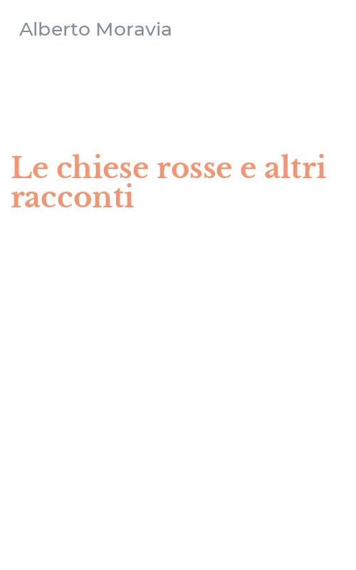Le chiese rosse e altri racconti