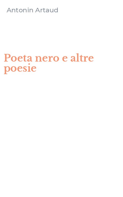 Poeta nero e altre poesie