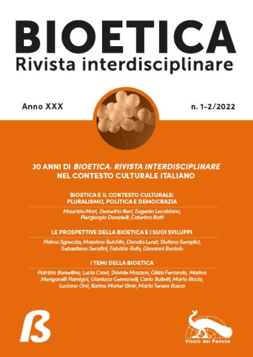 Bioetica. Rivista interdisciplinare