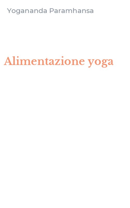 Alimentazione yoga