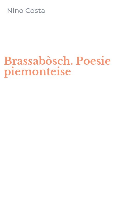 Brassabòsch. Poesie piemonteise