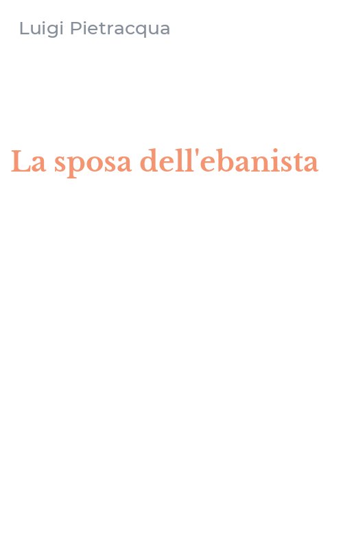 La sposa dell'ebanista