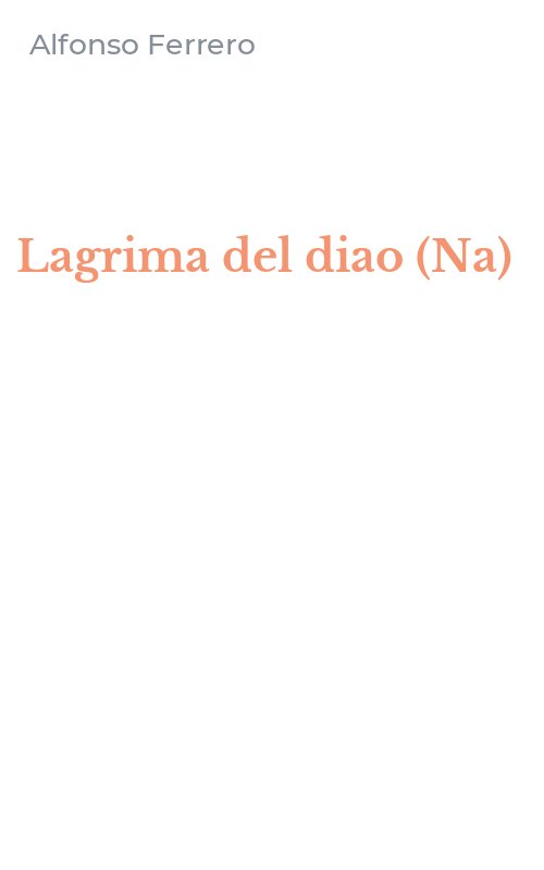 Lagrima del diao (Na)