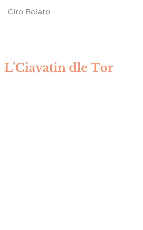 L'Ciavatin dle Tor
