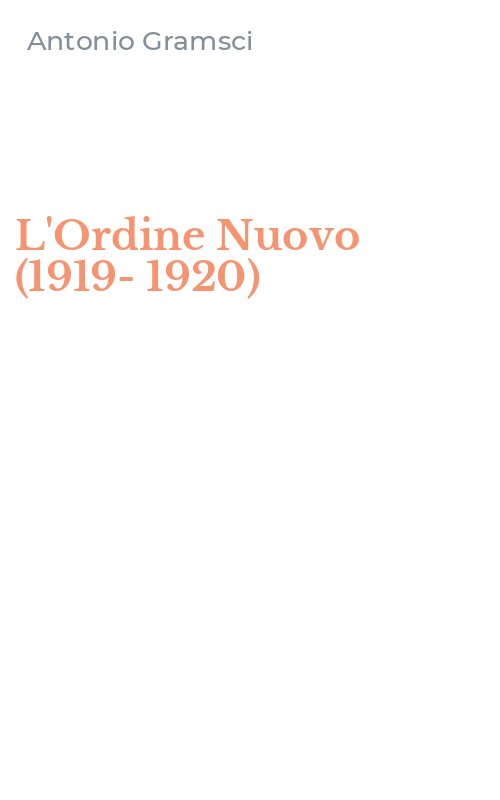 L'Ordine Nuovo (1919-1920)