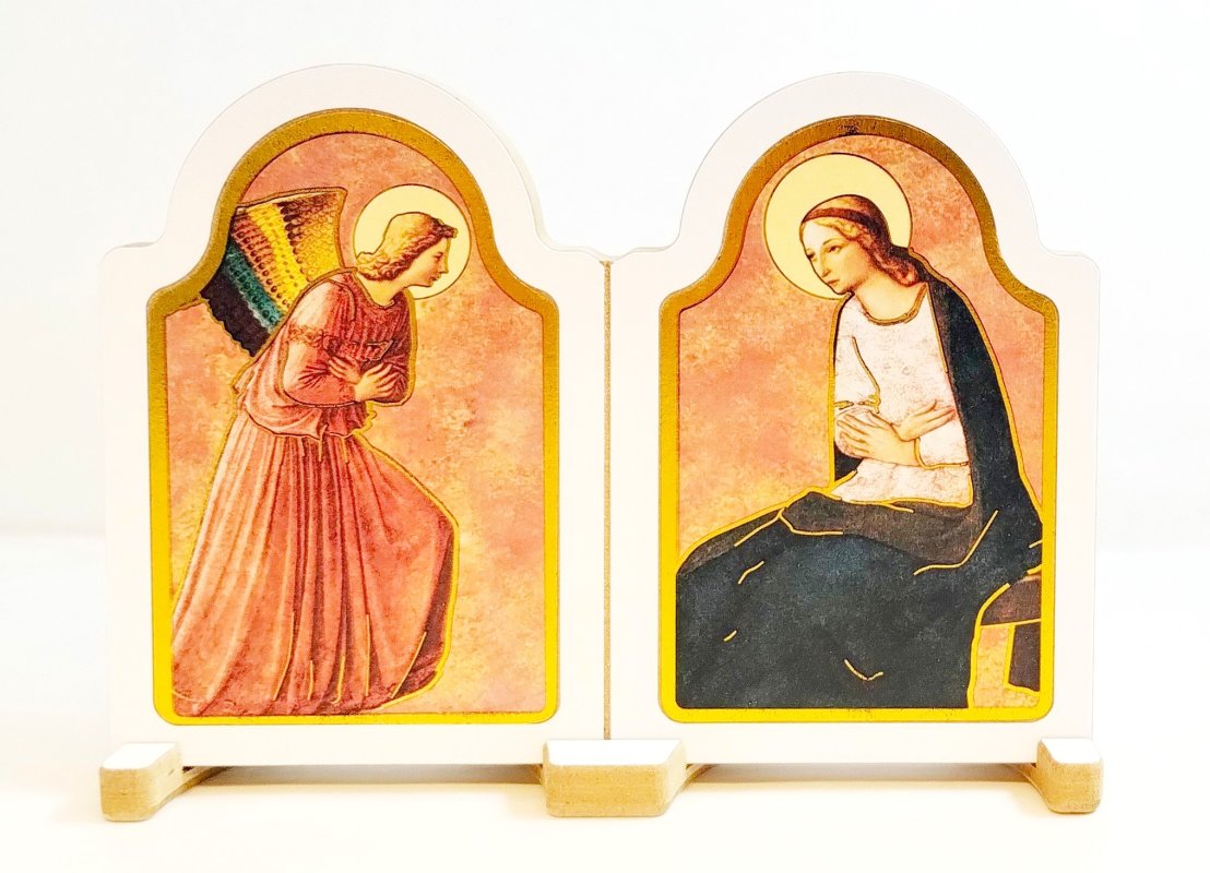 DITTICO ANNUNCIAZIONE DELL'ANGELO A MARIA VERGINE