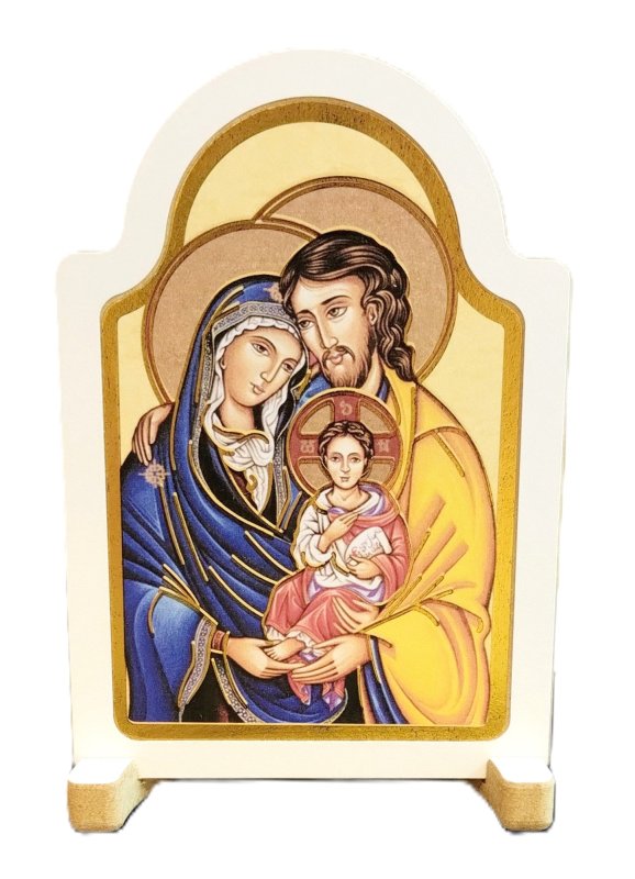 SACRA FAMIGLIA QUADRETTO LEGNO