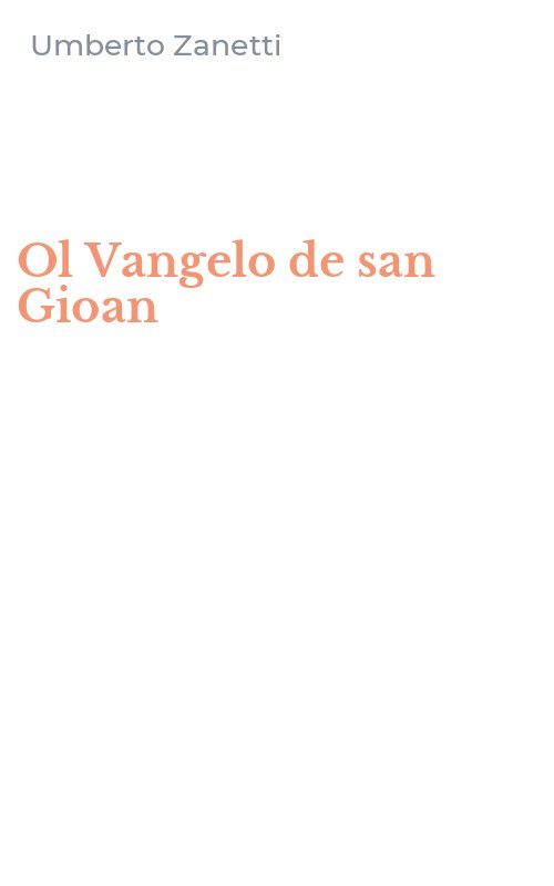 Ol Vangelo de san Gioan