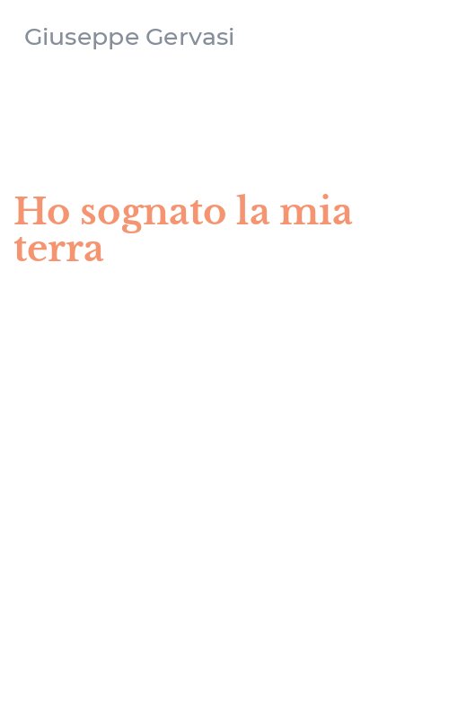 Ho sognato la mia terra