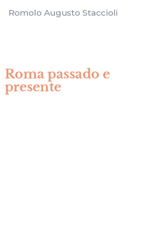 Roma passado e presente
