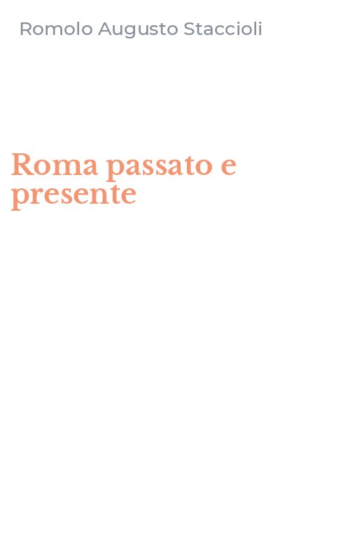 Roma passato e presente