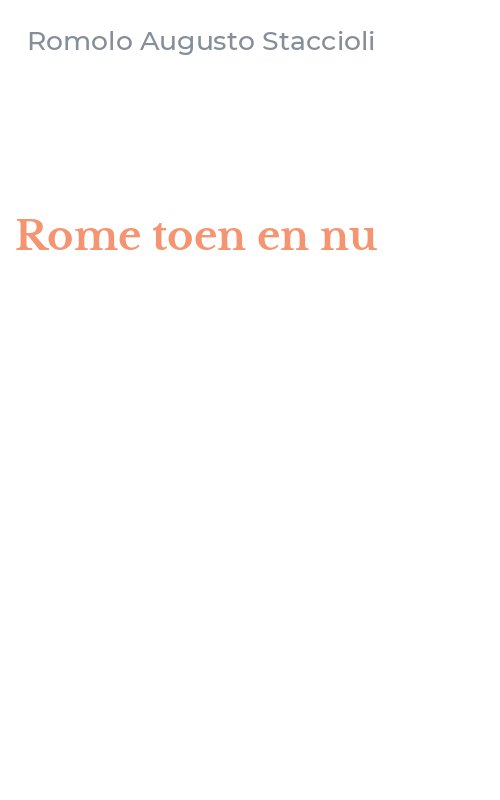 Rome toen en nu