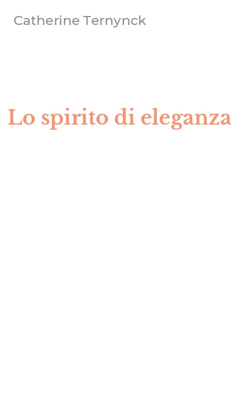 Lo spirito di eleganza