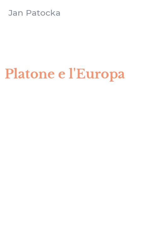 Platone e l'Europa