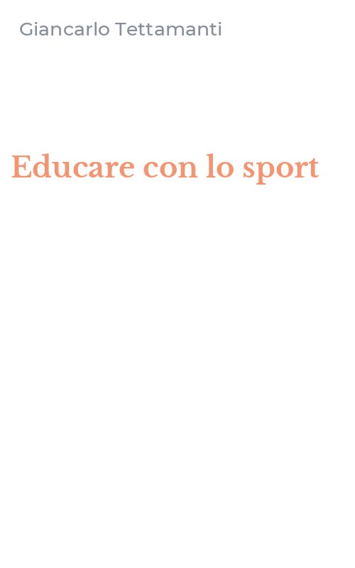 Educare con lo sport