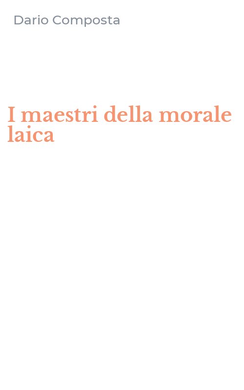 I maestri della morale laica
