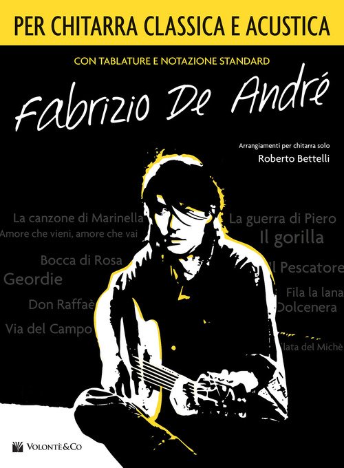Fabrizio De André per chitarra classica e acustica