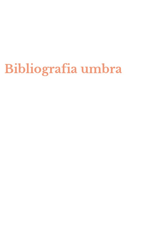 Bibliografia umbra