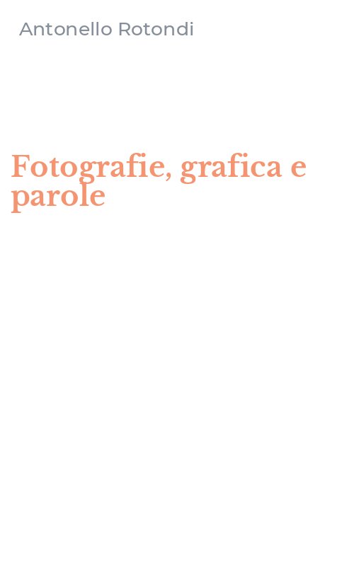 Fotografie, grafica e parole