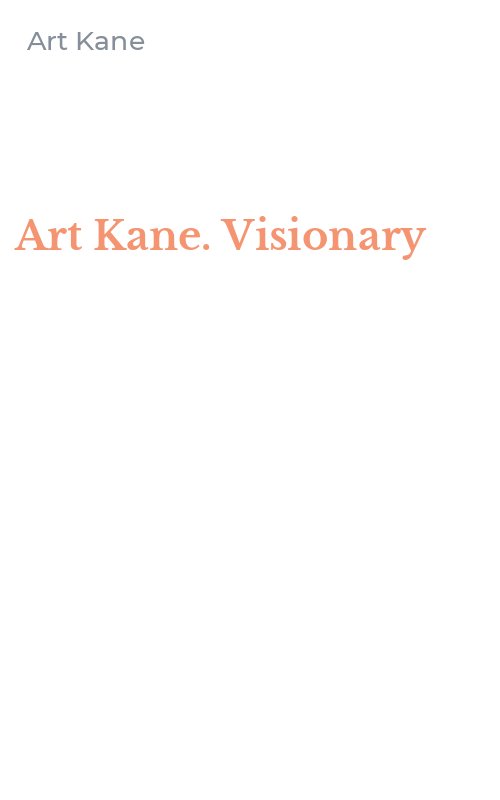 Art Kane. Visionary