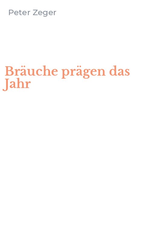 Bräuche prägen das Jahr