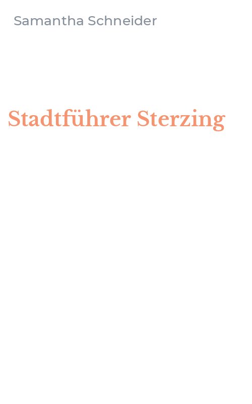 Stadtführer Sterzing