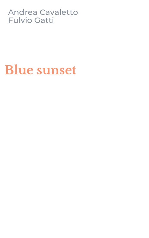 Blue sunset