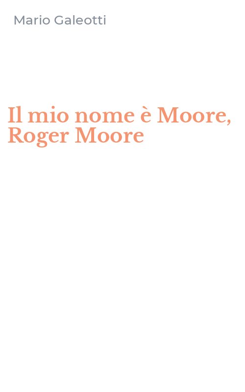 Il mio nome è Moore, Roger Moore