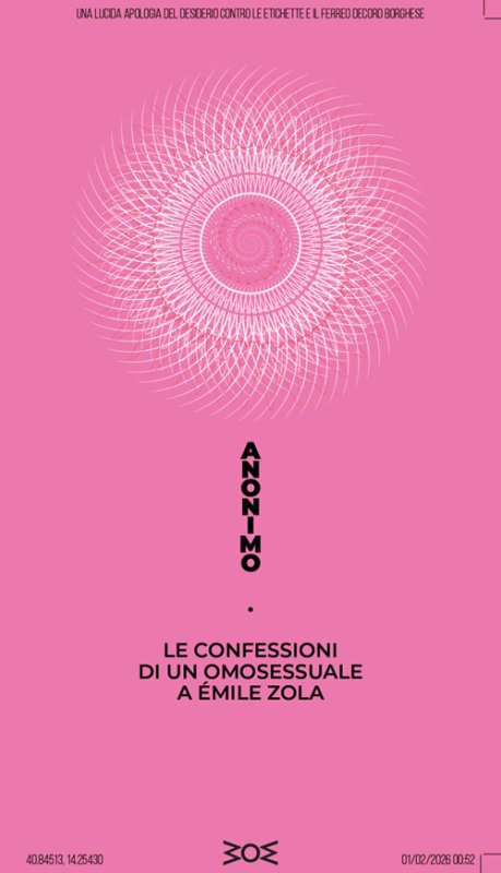 Le confessioni di un omosessuale a Émile Zola