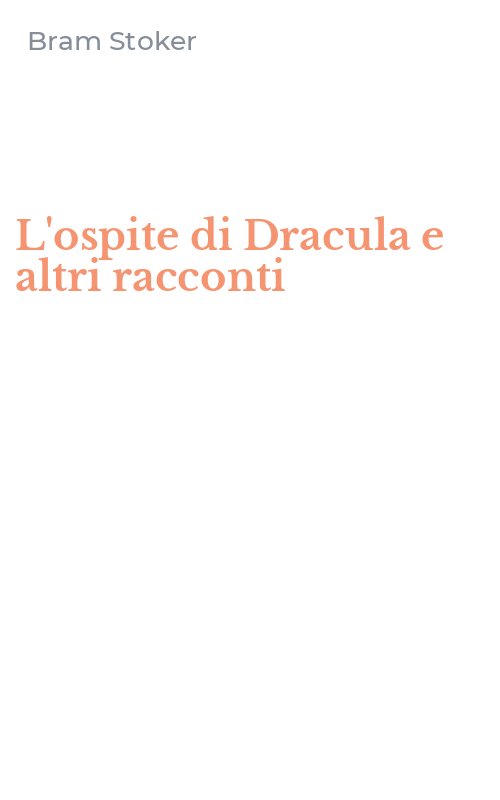 L'ospite di Dracula e altri racconti
