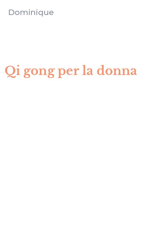 Qi gong per la donna