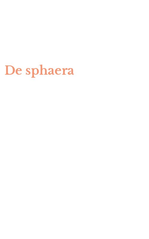 De sphaera