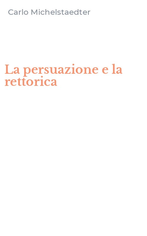 La persuazione e la rettorica
