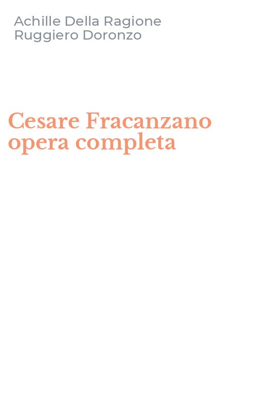 Cesare Fracanzano opera completa