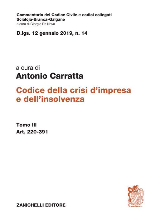 Codice della crisi d'impresa e dell'insolvenza