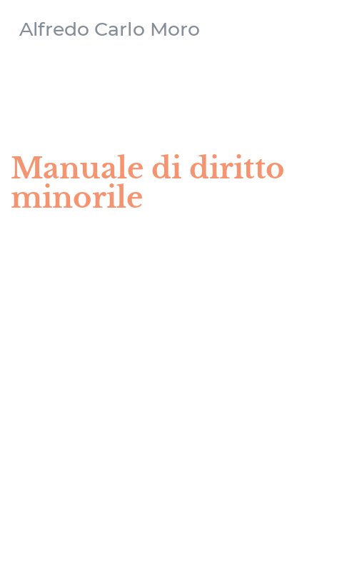 Manuale di diritto minorile