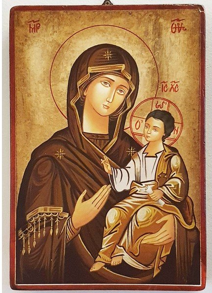 MADONNA HODIGITRIA 14X18 CM