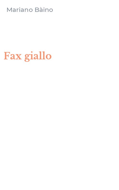 Fax giallo