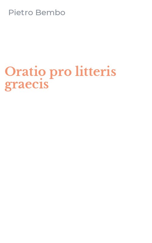 Oratio pro litteris graecis
