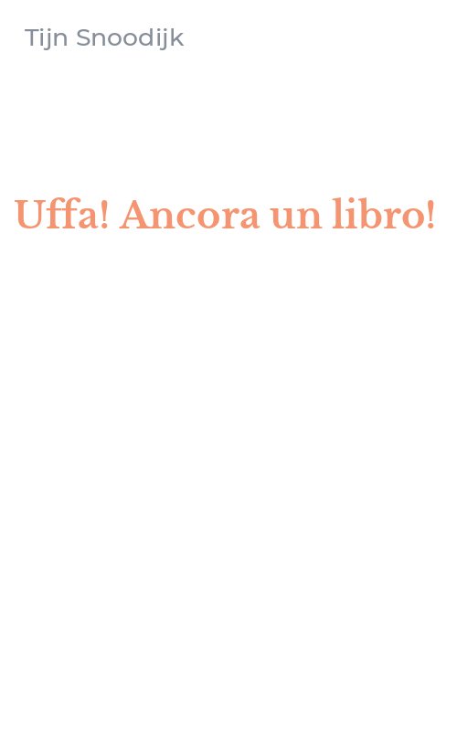Uffa! Ancora un libro!