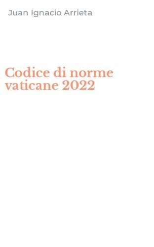 Codice di norme vaticane 2022