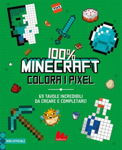 100% Minecraft. Colora i pixel