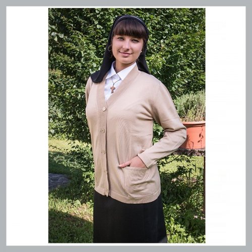 GIACCA RASATA COLORE BEIGE - Cotone 100%.