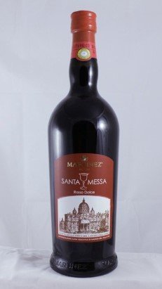 VINO ROSSO DOLCE - Per celebrazione della S. Messa. Scatola da 6 bottiglie.