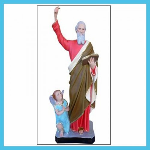 STATUA SAN MATTEO EVANGELISTA - Altezza 44 cm