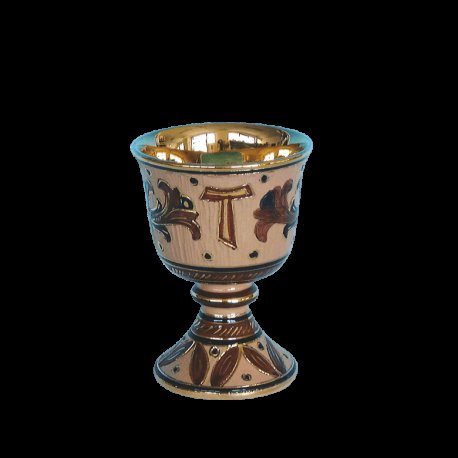 Calice da 15 cm - decorazione "Tau"