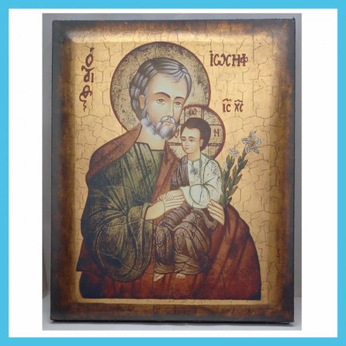 SAN GIUSEPPE 11x14 cm - Icona stampata su legno